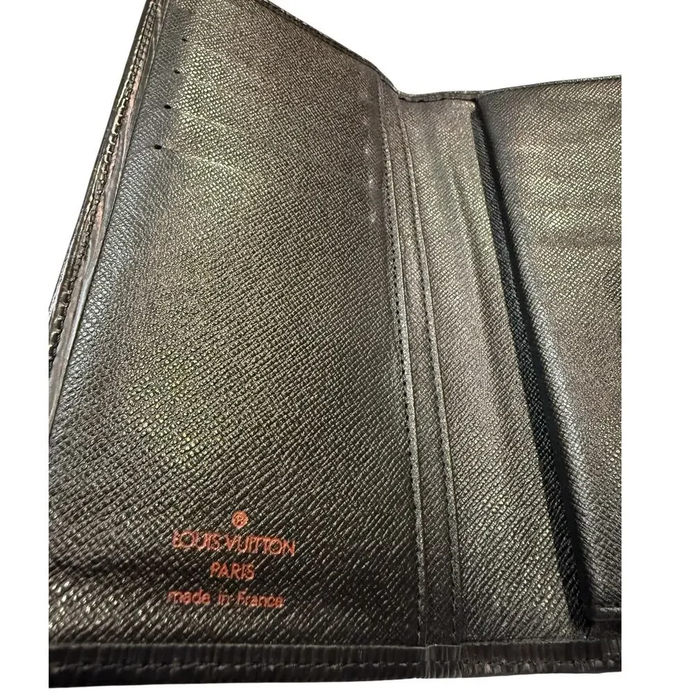 Louis Vuitton Long Black Epi Long Wallet
